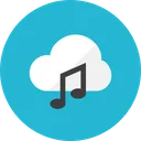 Free Nube Musica Icono