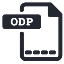 Free ODP Datei Erweiterung Symbol