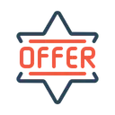 Free Offer Badge Star Icon