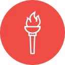 Free Olympic Torch Fire Icon