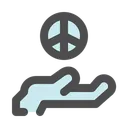 Free Peace Hand  Icon