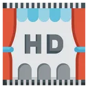 Free HD Pelicula Reproductor De Video Opcion Multimedia Entretenimiento Pelicula Icono