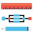 Free Pen Pencil Ruler Icon