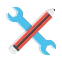 Free Pen Pencil Settings Icon