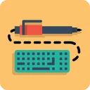 Free Pen Pencil Keyboard Icon