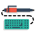 Free Pen Pencil Keyboard Icon