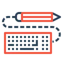 Free Pen Pencil Keyboard Icon