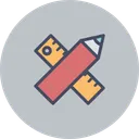 Free Pencil Ruler Icon