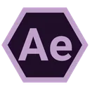 Free Ae Adobe Hexa Icono