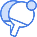 Free Ping Pong Table Tennis Racket Icon