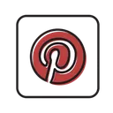 Free Pinterest Share Media アイコン