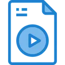 Free Media Play File Playlist Icon