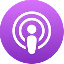 Free Podcasts De Apple Redes Sociales Logotipo Icono