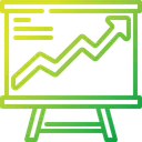 Free Liniendiagramm Marketing Meeting Geschaftsprasentation Symbol