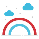 Free Rainbow Season Weather Icon