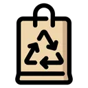 Free Recyclable bag  Icon