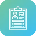 Free Resume Cv Employee Icon