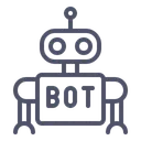 Free Robot Bot Cliente Icono