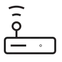 Free ルーター、 Wifi、データ アイコン