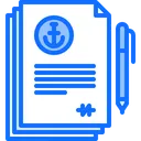 Free Sailing Contract Sailing Document Sailing Icon