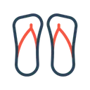 Free 샌들 플립플롭 슬리퍼 아이콘