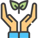 Free Care Nature Hand Icon