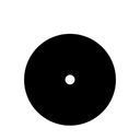 Free Schwarzer Punkt  Symbol