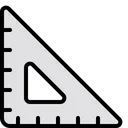 Free Set Square Measurement Scaling Tool Icon