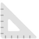 Free Set Square Measurement Scaling Tool Icon