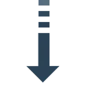 Free Seta Direcao Baixo Ícone