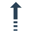 Free Seta Direcao Cima Ícone