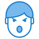 Free Shouting Emotion Face Icon