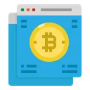 Free Web Sitio Bitcoin Icono