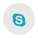 Free Skype Soziale Medien Kommunikation Symbol