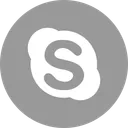 Free Skype Soziales Medien Symbol