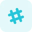 Free Slack Hash  Icon