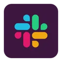 Free Slack Communication Team Icon