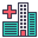 Free Smart City Hospital Icon