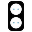 Free Socket Electric Plug Icon