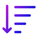 Free Sort List Sorting Icône