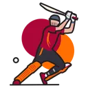 Free Sport Spiel Schlagmann Symbol