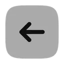 Free Square Arrow Left Icon