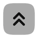 Free Square Double Alt Arrow Up Icon