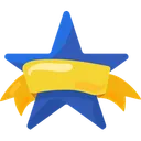 Free Ukrainian Ukraine Star Icon