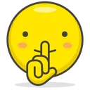 Free Schweigen Emoji Symbol