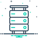 Free Storage Database Interconnected Database Icon