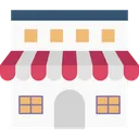 Free Street Shop Kiosk Food Stand Icon