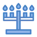 Free Straight menorah  Icon