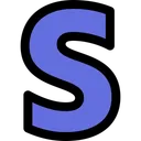 Free Stripe S  Icon