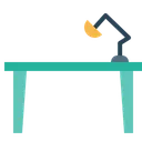 Free Study Table Studying Icon